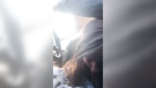 My cute lesbian friend sucks the fuck out of my cock