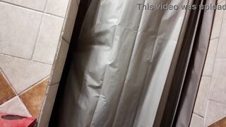 StepSon Cums in StepMom`s pussy in the Shower. Little rascal