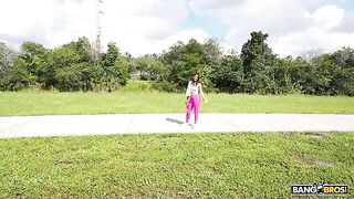 Misty Addams- Morning Stretches Over A Big Cock