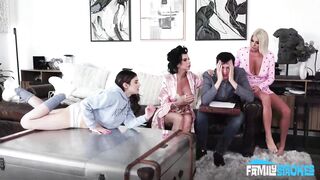 Julia James, Addyson James & Piper Press- Three Generations Of Pussies