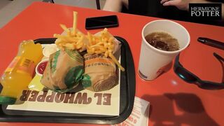 He fucks me in El Arenal, Mallorca. The chambermaid disturbs us, but he continues to fuck me. Vlog