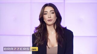 BRAZZERS - Smoking Hot Nicole Doshi Leads An Office Orgy With Tru Kait, Sinatra Monroe & August Skye