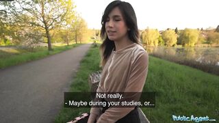 Public Agent - Watch me bang this brunnte hard outdoors