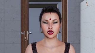 My Friend's Hot Stepmom Has Rough Sex with Me in the Bathroom