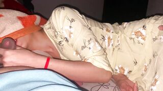 Bhabhi came to my room and we shared the same bed.