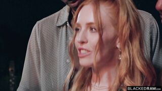 Tiny Redhead Madi Goes Airtight In First Gangbang - Madi Collins