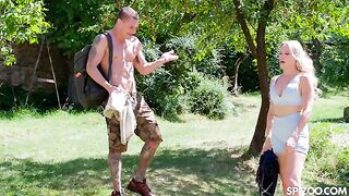 Maya Rose Enjoys The Outdoors With A Hard Cock