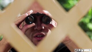 Milfy - Aviana Violet - MILF Next Door Fucks Younger Peeping Neighbor