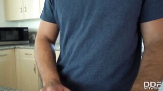 College babe Candice Dare sucks cock and fucked doggystyle in dorm room GP1480