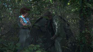 Stepmom shares a bed with her stepson in the woods — from hot masturbation to cream pie!