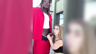 Valentina Midget - Poolside BBC Fuck With Louie Smalls