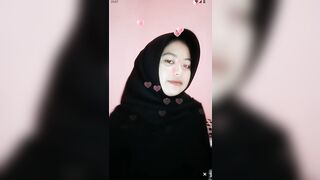 Nana Jilbab Cantik Nekat Bugil Menit 13 Pulen Susunya