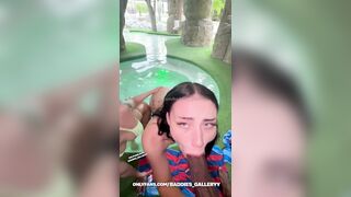 Auhneesh Nicole Pool Threesome Sex Tape Video Leaked