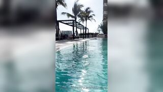 ScarlettKissesXO Pool Day BG Fuck Video Leaked