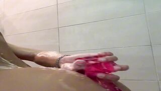 Natalie Roush Soapy Pink Shower Tease Onlyfans Videos