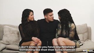 Family Threesome. Sisters Retali