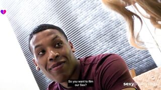 BLACK YouTuber banged DUTCH BLONDE CUNT! (INTERRACIAL) (Porn from the Netherlands)! SEXYBUURVROUW
