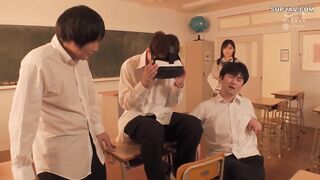 OMG!!! Condom Burst In Busty Student. WAAA218RM Japanese