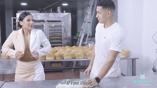 WOW the Baker Leaves my Ass Full of Cum & Max Betancur 2 - Mariana Martix