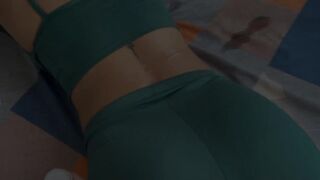 My new neighbor asks me to give her a massage as an excuse to fuck her hard and cum in her pussy - Juliana Palvin