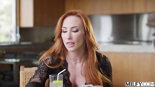 Cock-Hungry MILF Gets BBC Spit-Roasted