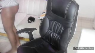 Big booty big boobs super slim ebony babe