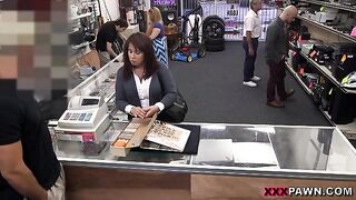 MILF Sells Her Husband's Stuff For Bail