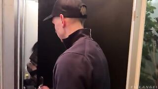 MEGAN INKY Backstage BJ & Creampie