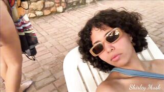 I CHEATED on my WIFE on the POOL. My Gorgeous neighbor teases me with her string bikini